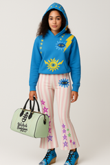 Stardust Aura High Waisted Flared Leggings