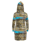 Brick Sigil “One” Pattern Brick Code Hoodie Dress One God Way