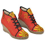 Divine Walk of Faith Ladies Wedge Espadrilles