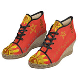 Divine Walk of Faith Ladies Wedge Espadrilles