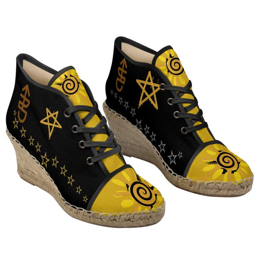 Divine Walk Of Faith- Ladies Wedge Espadrilles