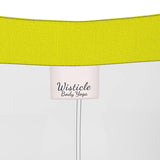 The Divine Architect: White Edition Denim Mini Skirt
