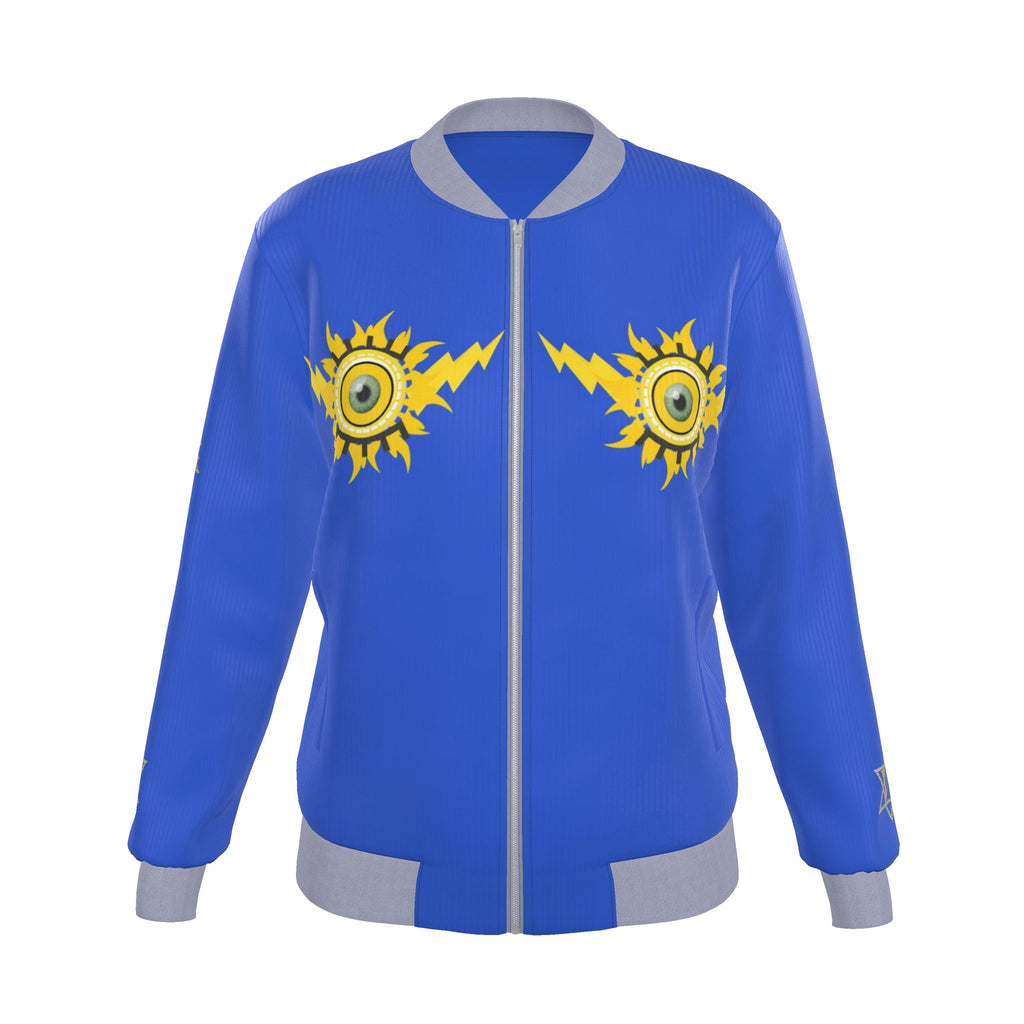 Thunder Eyeshadow Silk Bomber Jacket