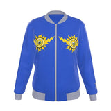 Thunder Eyeshadow Silk Bomber Jacket